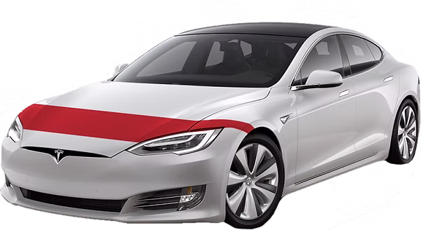 Partial Hood & Partial Fender paint protection film coverage
