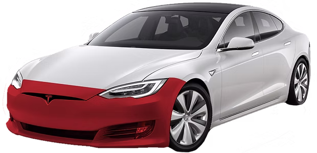 Major Impact Zones paint protection film coverage