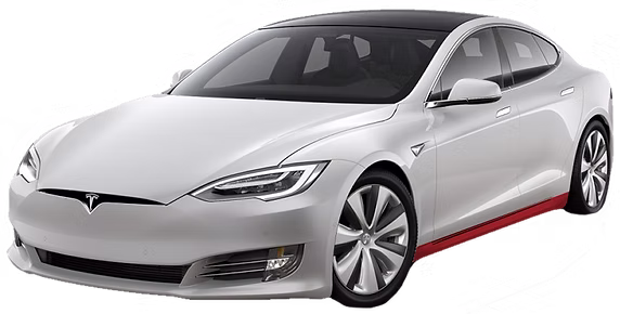 Full Side Skirt / Rocker paint protection film coverage
