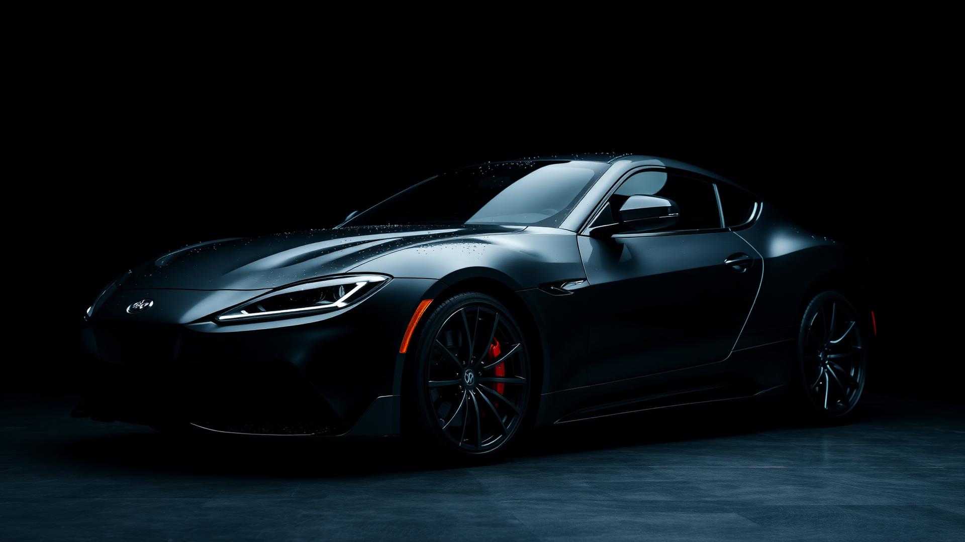 Luxury sports car protected with premium paint protection film